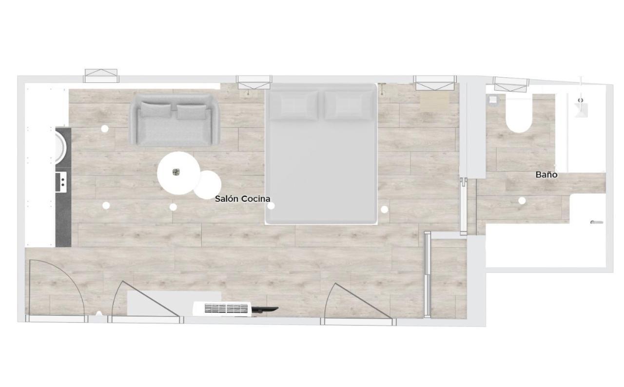 Apartamento Madrid Junto Palacio Real Luaran gambar